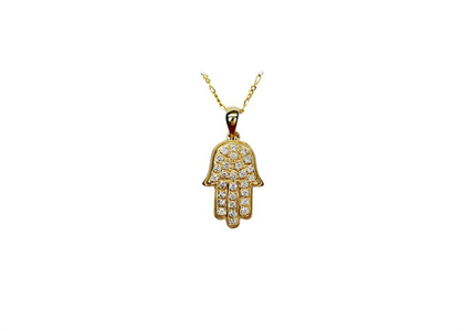 Gold Plated | CZ Studded Pendants